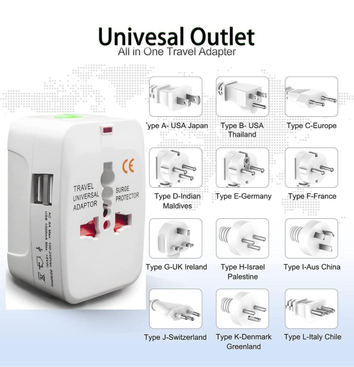 Universal Travel Adapter Plug