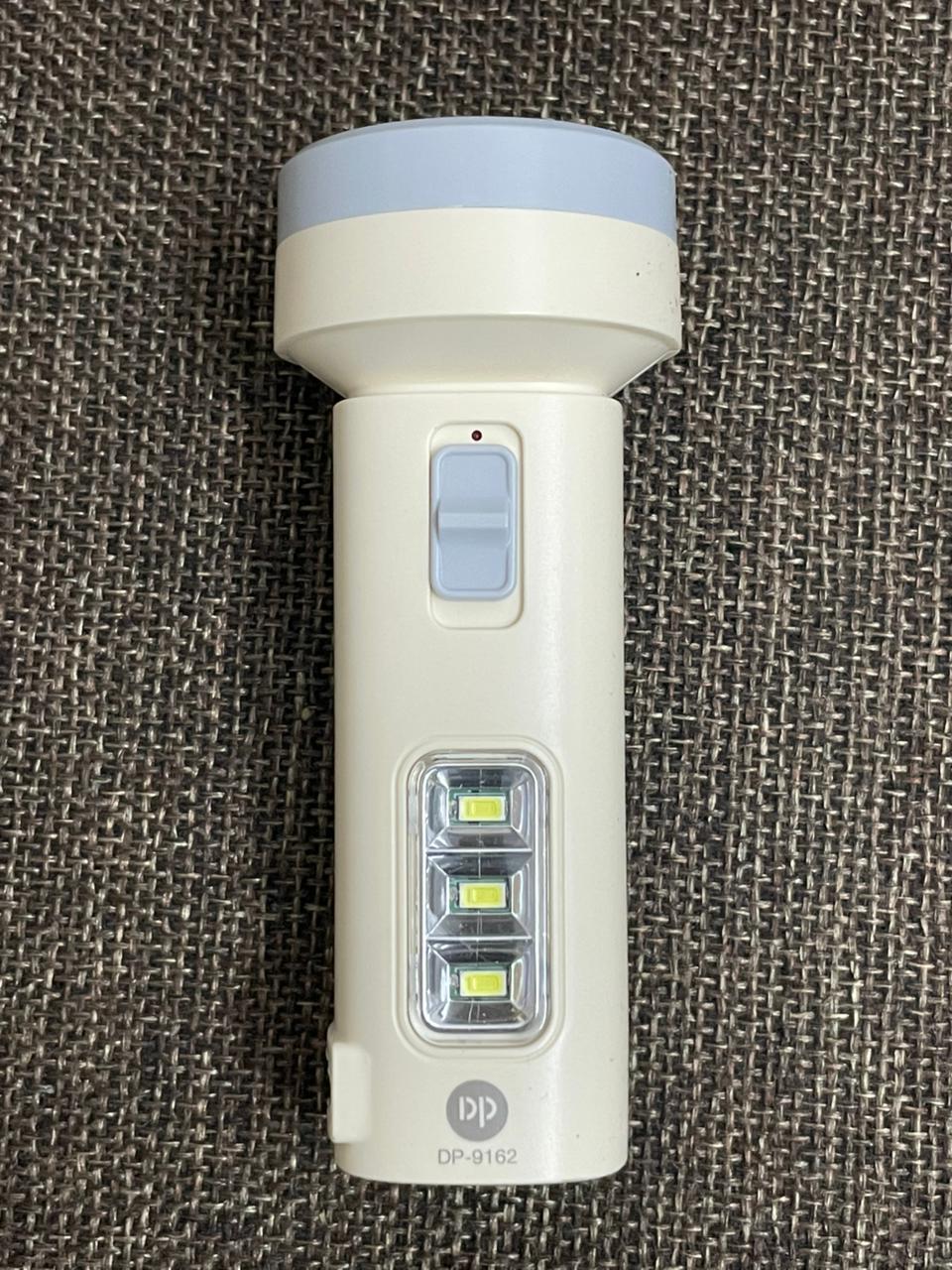 DP LED torch portable rechargeable 3w and side light 350 mah 100 lumens (pack of 1)
