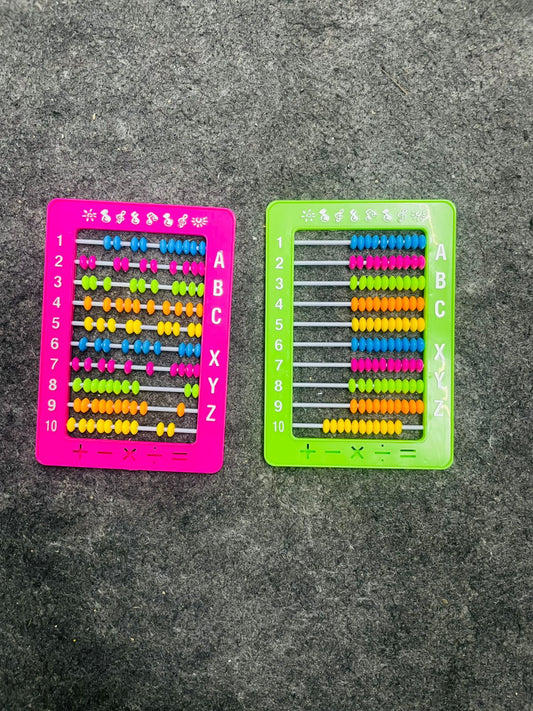 Kids education abacus 🧮 toy Pack of 2 /. 7”x5” size