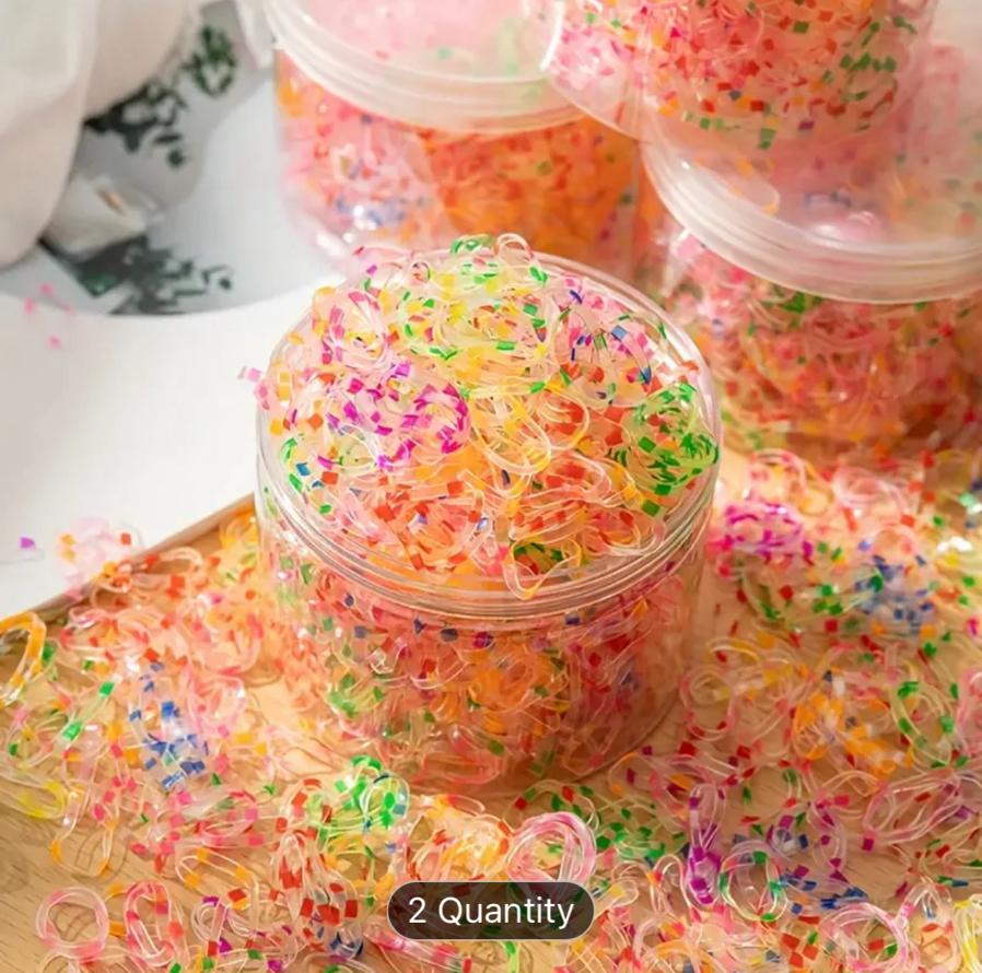 Rubber Bands Soft Elastic Bands for Kid Hair Braids Hair