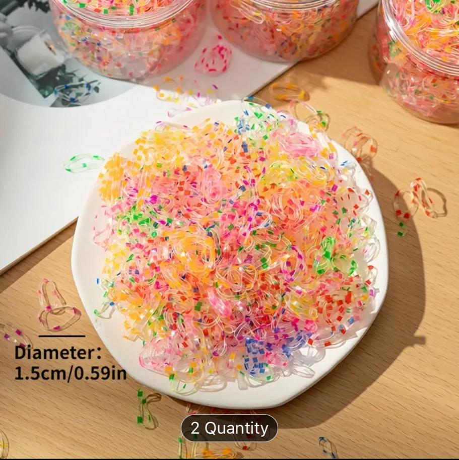 Rubber Bands Soft Elastic Bands for Kid Hair Braids Hair