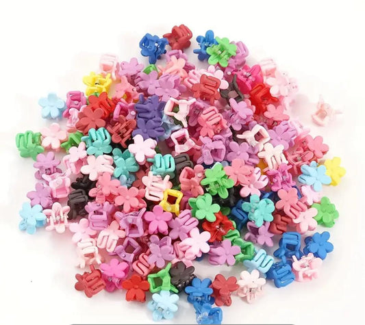 Mini matte hair claw small for kids and girls 30 pices
