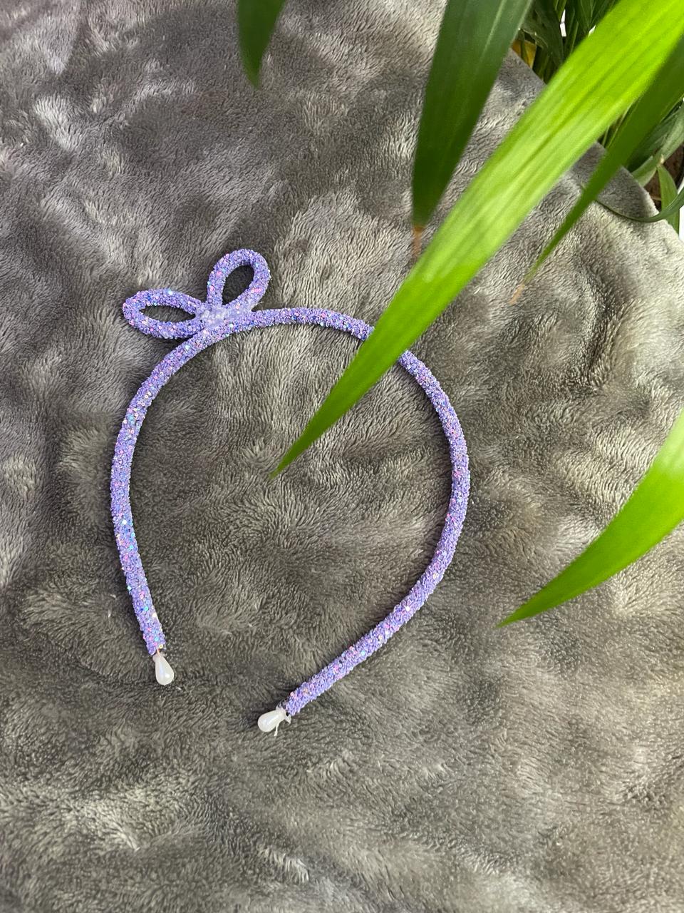 New pack of 3 glitter hair bands for girls and kids