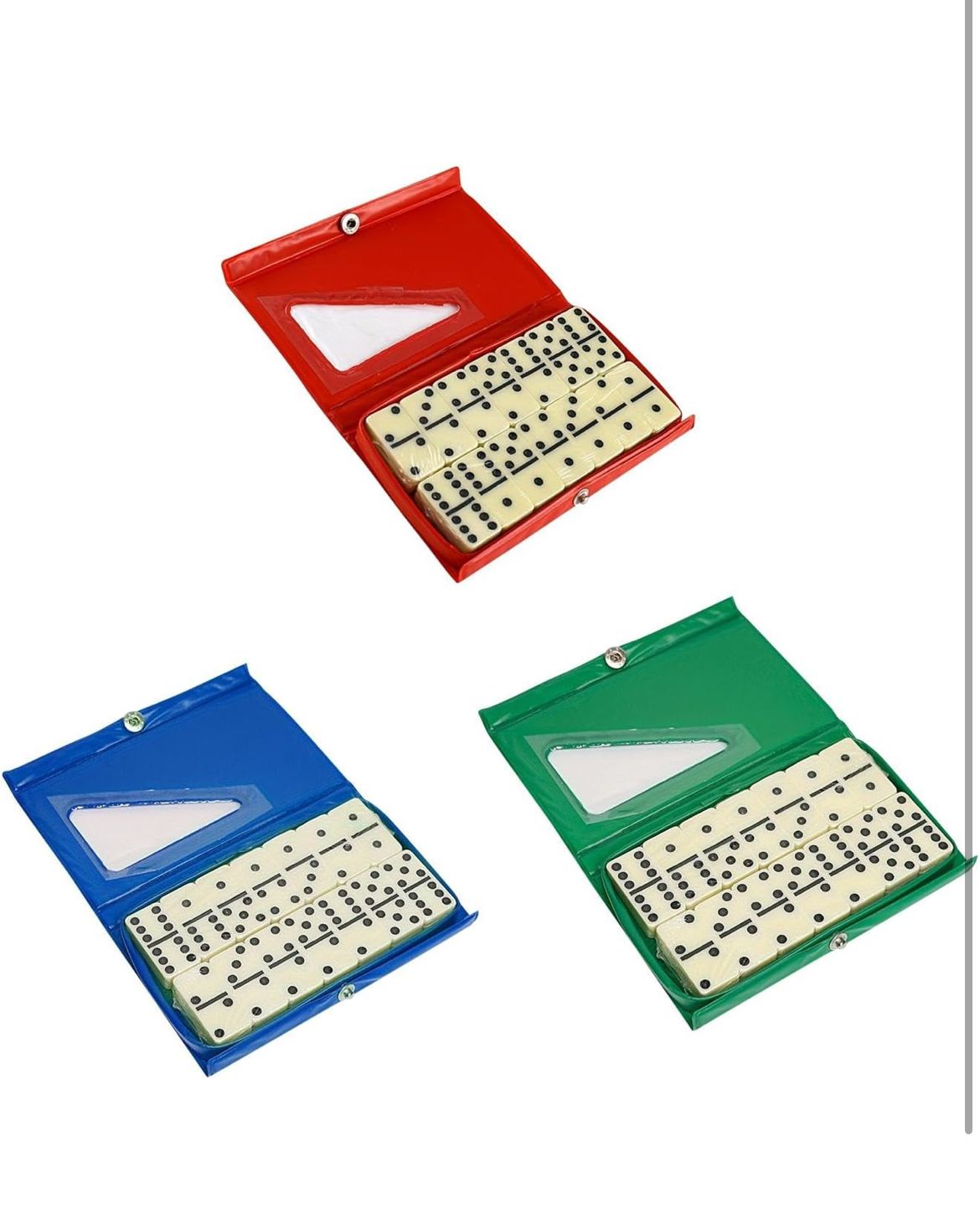 Dominos Set Puzzle Game Activity Travel Game Fun Classic Blocks Game for Kids Red | Other Games | Games