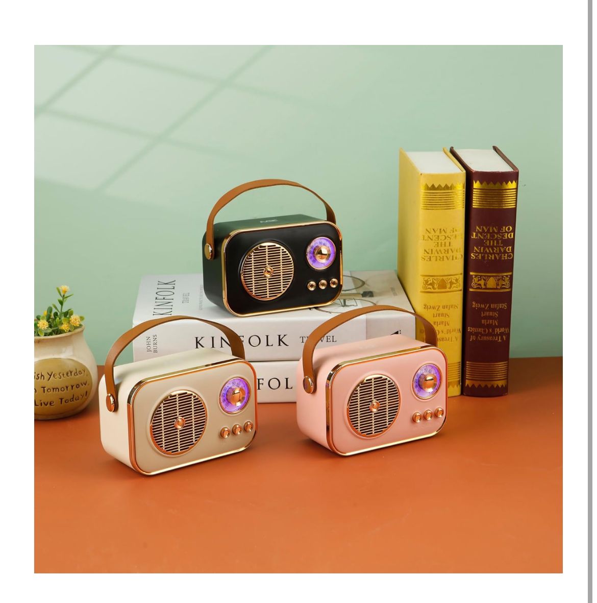 MZ M209 (Portable Bluetooth Speaker) Dynamic Thunder Sound with High Bass, 5W Power with 1200mAh Battery (Black)