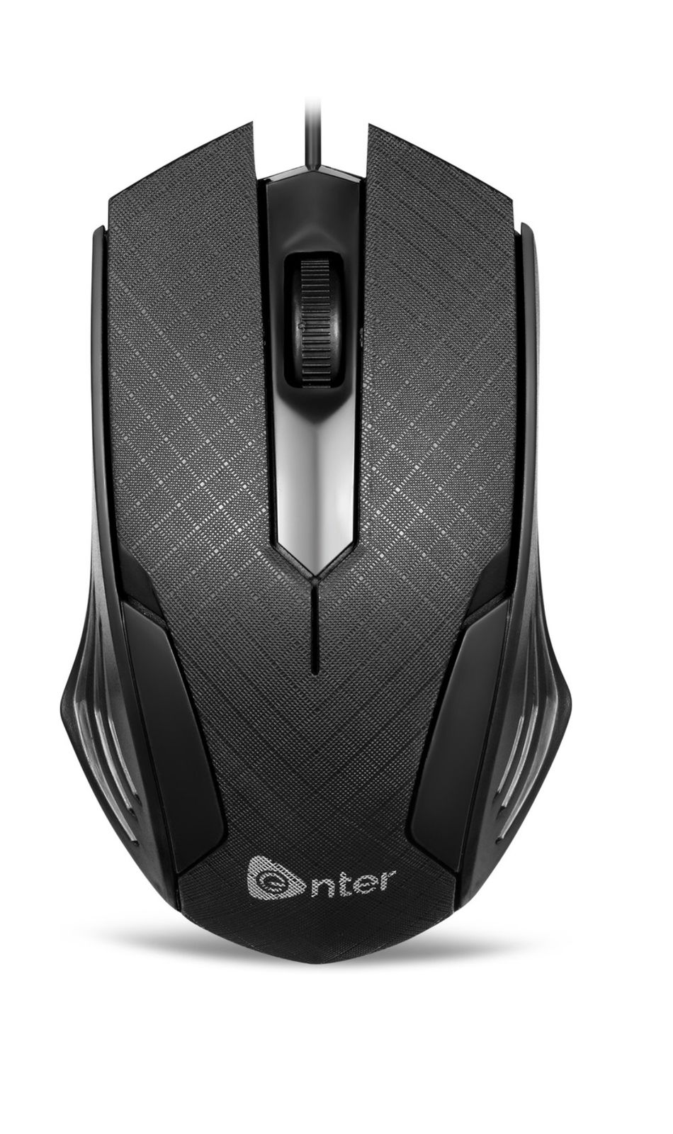 Enter CURSOR Wired Ambidextrous Optical Mouse (USB 2.0, USB 3.0, Black)