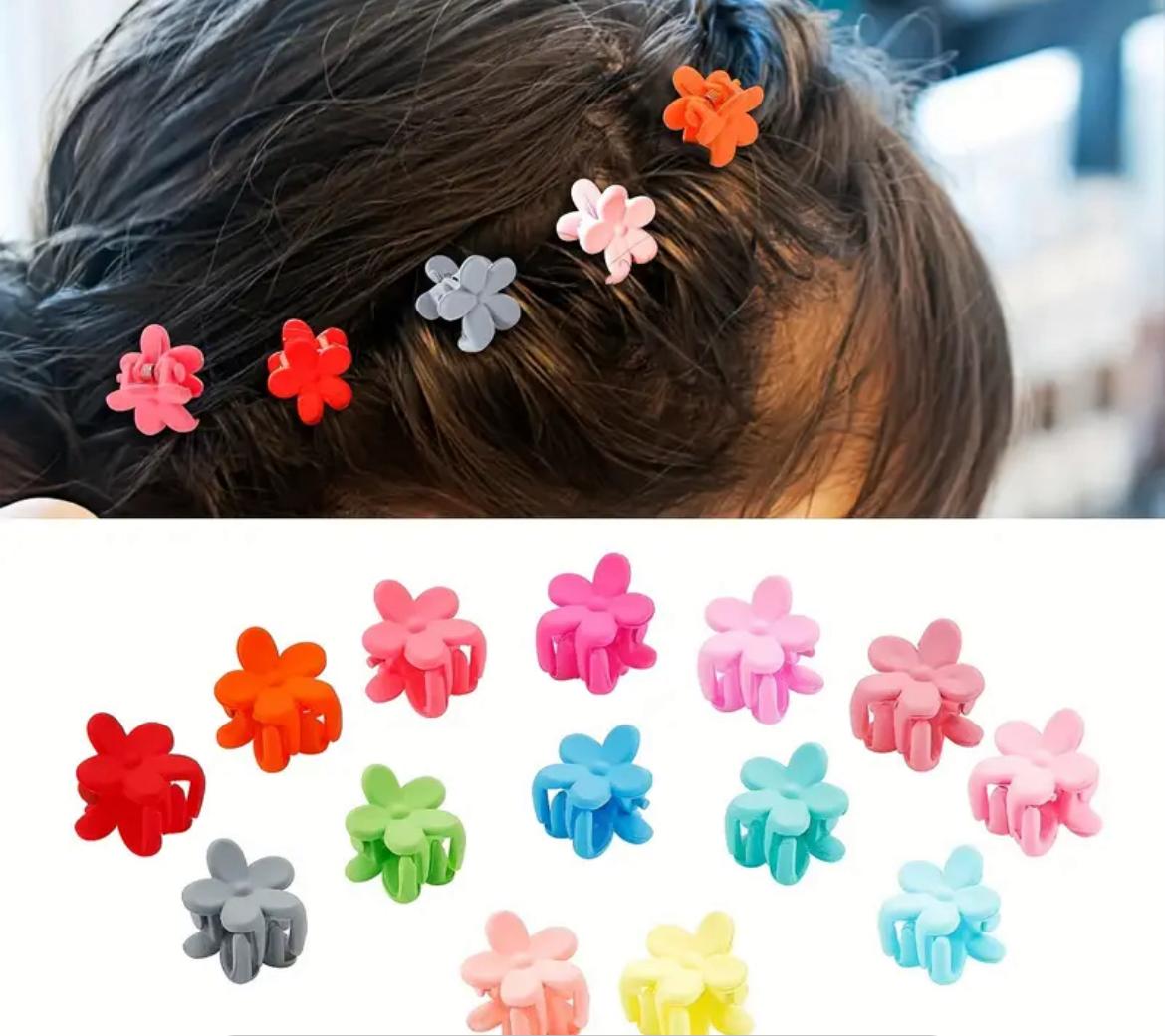 Mini matte hair claw small for kids and girls 30 pices