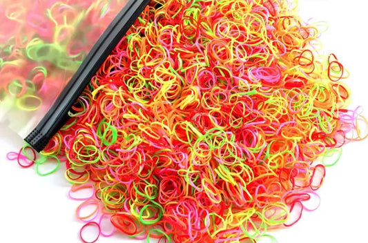 Rubber Bands Soft Elastic Bands for Kid Hair Braids Hair