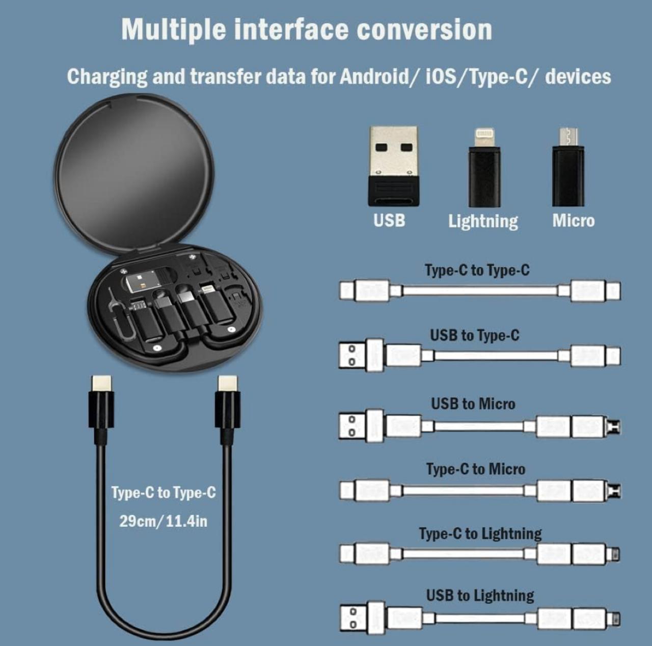 Travel Data Cable Set