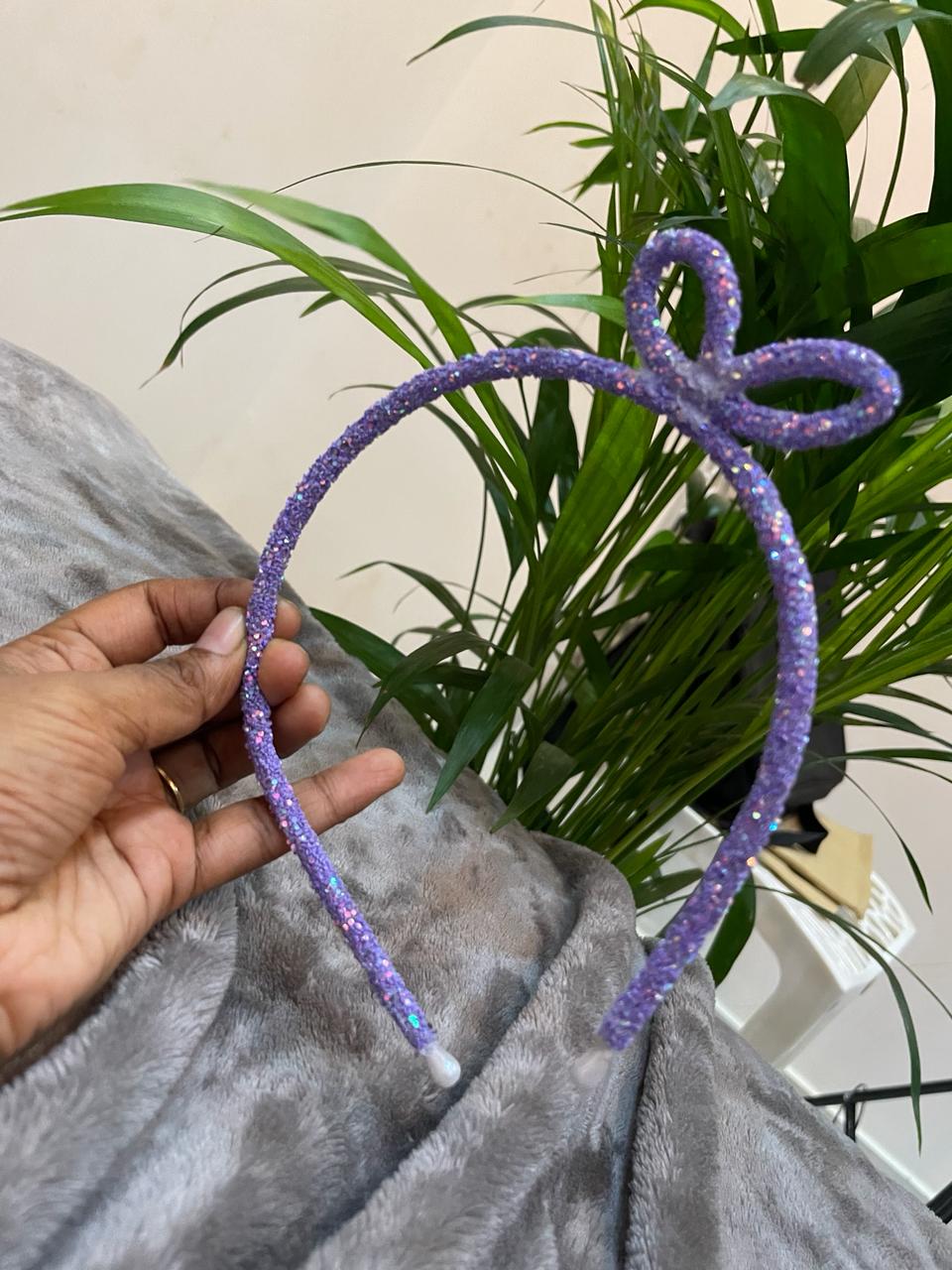 New pack of 3 glitter hair bands for girls and kids