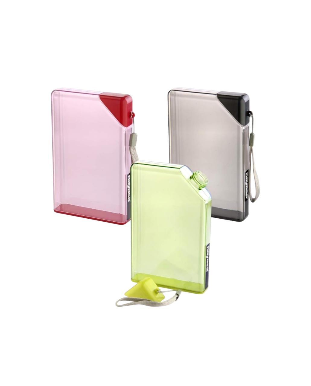 Nayasa Notebook Plastic Fridge Water Bottle (400 ml, Multicolour), Set of 1