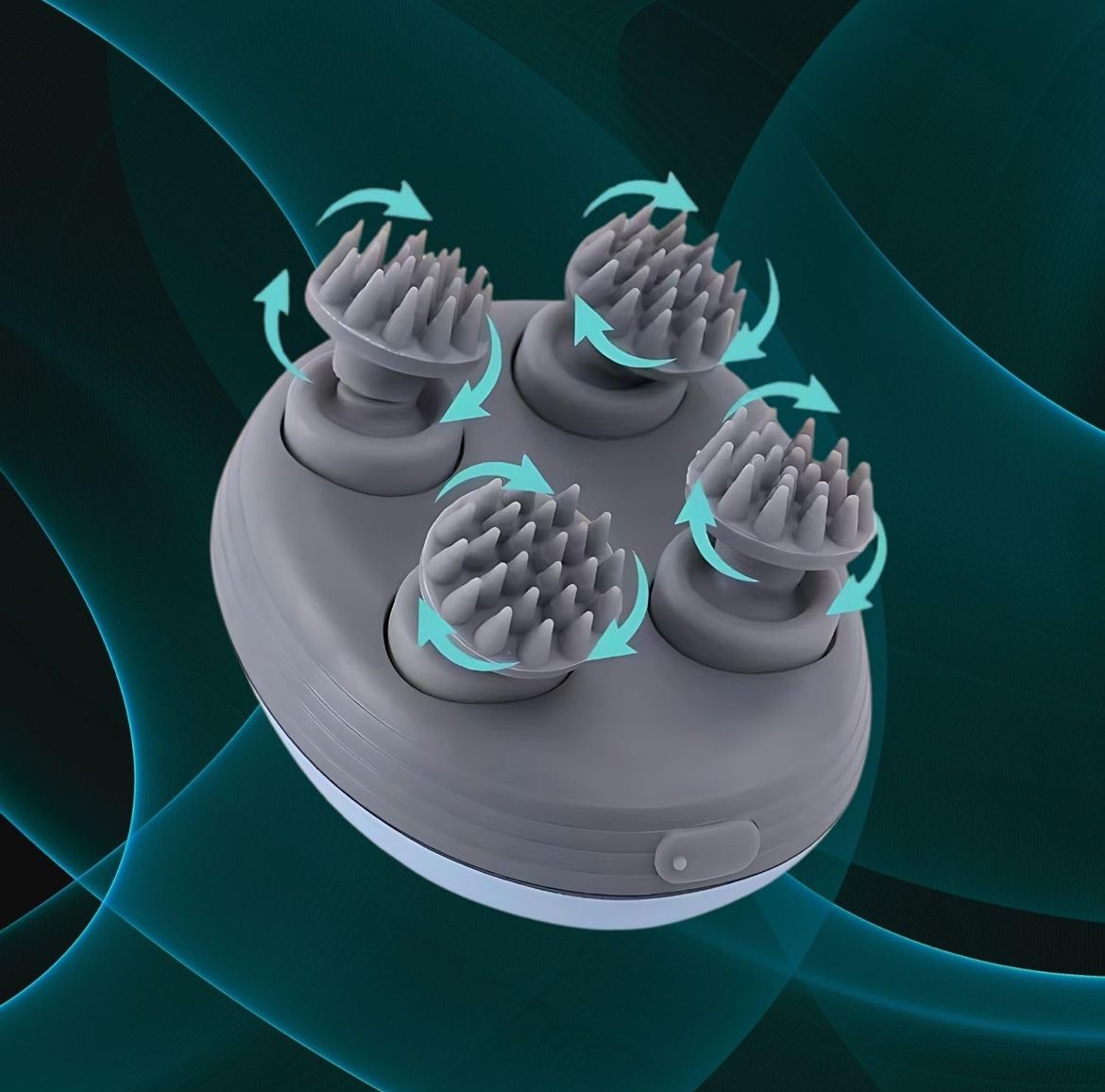 Scalp Massager | 96 Silicon Kneading Points with Detachable Heads | Scalp, Body & Head Massager for Hair Growth