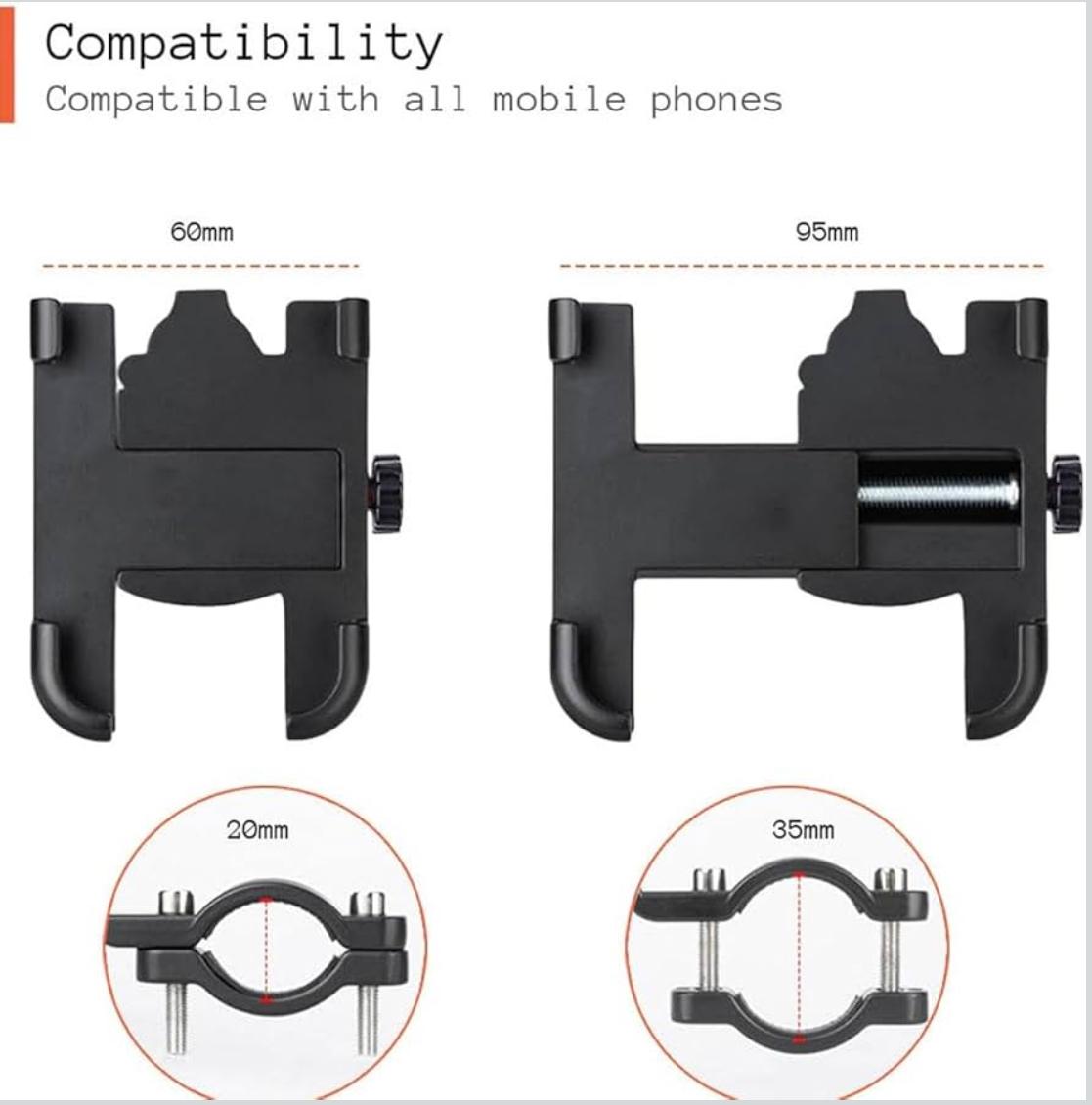 Bike Mobile Holder | Bike Mobile Stand | Bike Mobile Holder Metal Stand