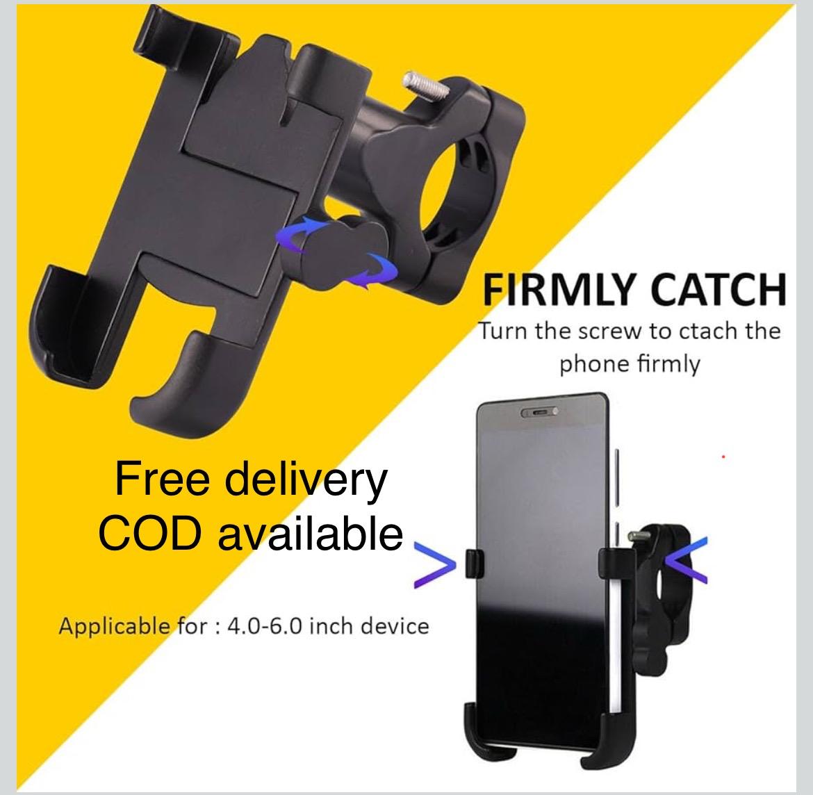 Bike Mobile Holder | Bike Mobile Stand | Bike Mobile Holder Metal Stand