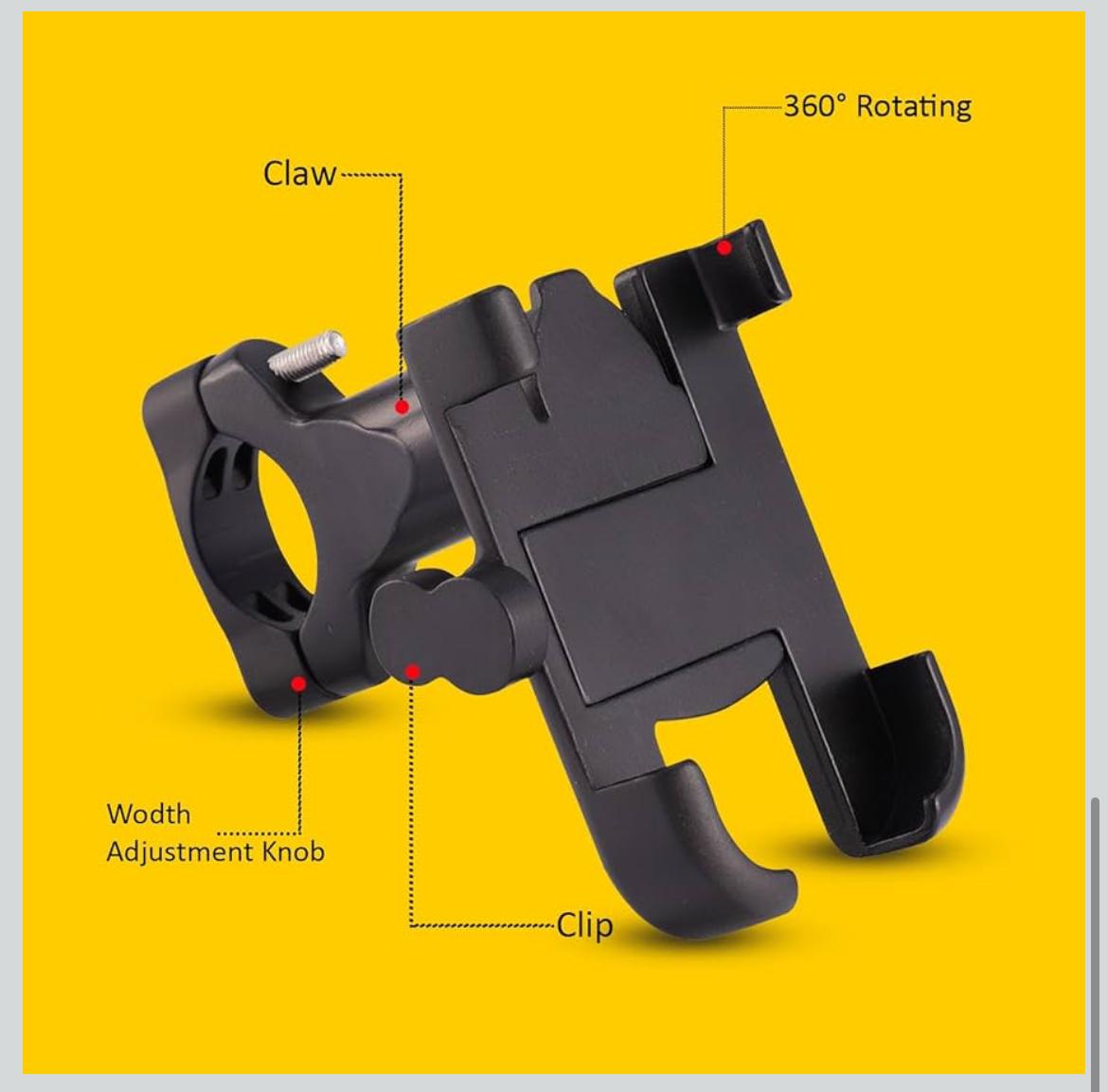 Bike Mobile Holder | Bike Mobile Stand | Bike Mobile Holder Metal Stand