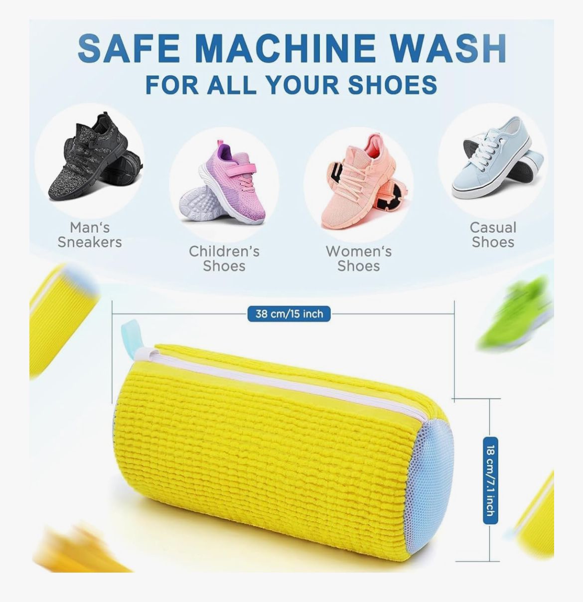Shoe Washing Machine Bags for Cleaning