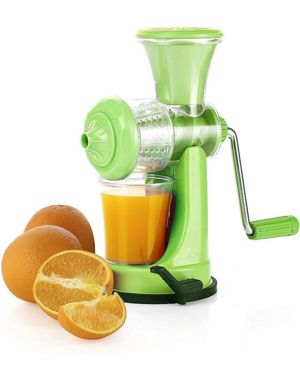 Dreamshop Fruit and Vegetabel Manual Hand Press Juicer Machine for Home with Stainless Steel Handle