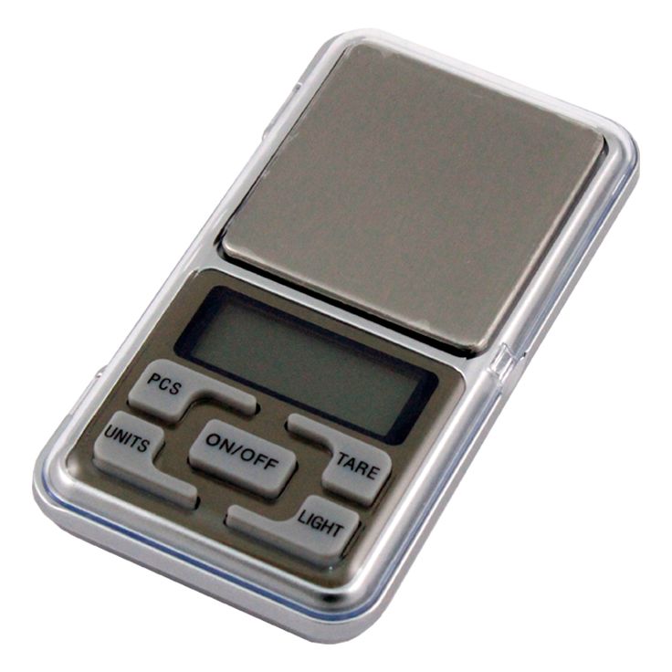 Mini Digital Pocket Weight Scale Machine with Auto Calibration Tare Full Capacity for Jewellery Chemical Weighing (200/0.01 g, Silver color)