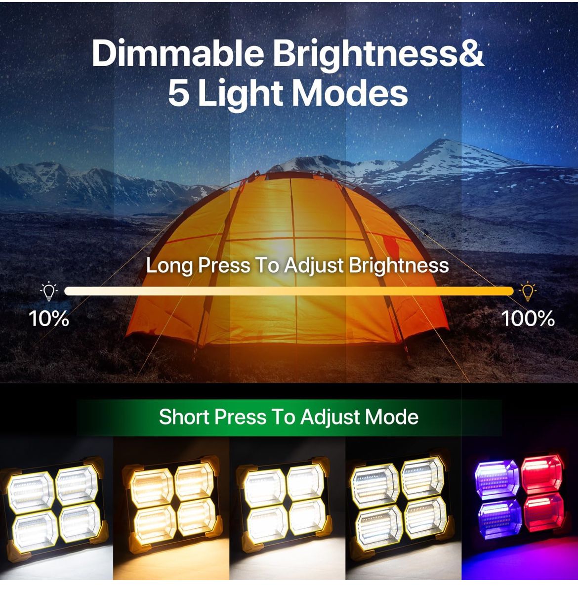 Portable LED Work Solar Light